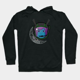 alien astronaut moon Hoodie